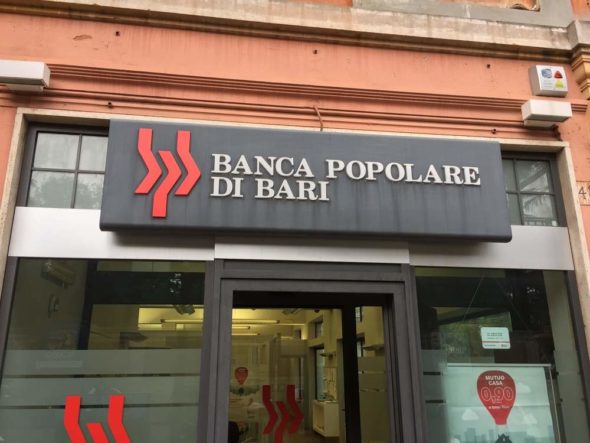 Sospese le sanzioni a carico della Banca Popolare di Bari